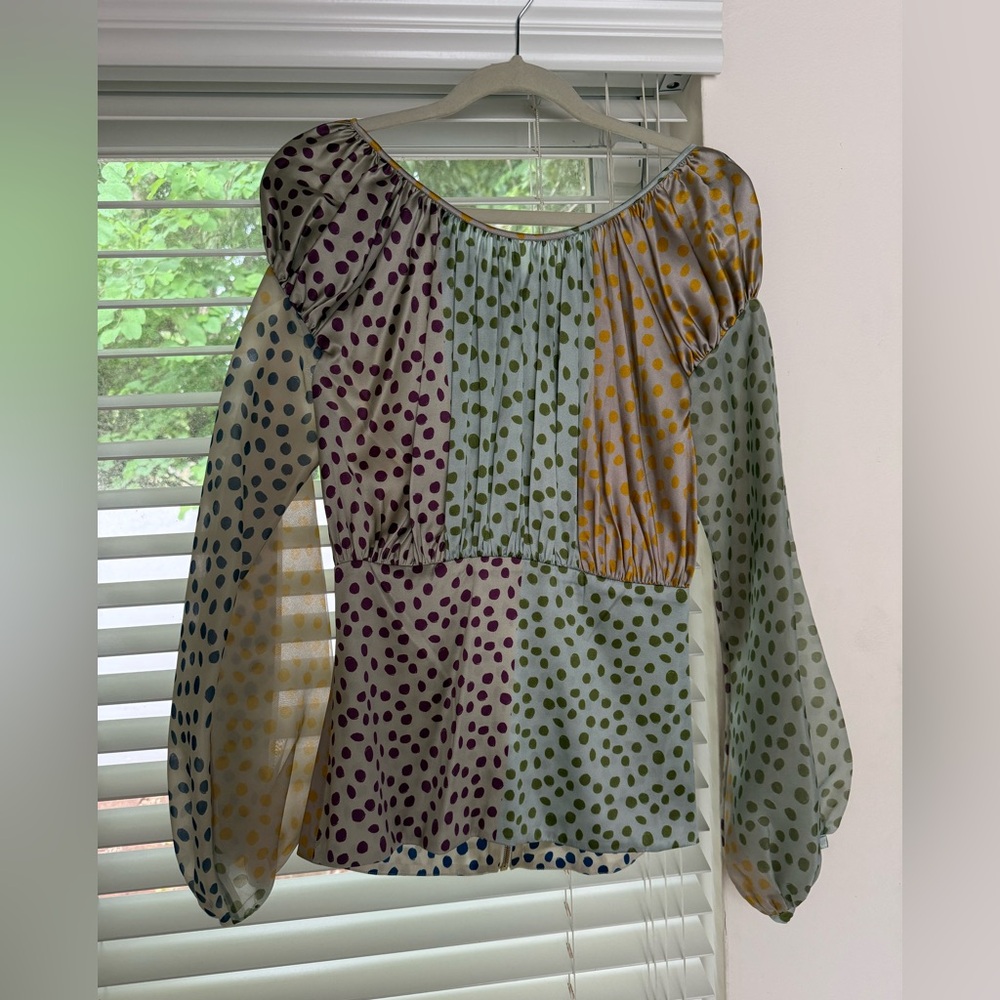 Silvia Tcherassi Silk Printed Blouse